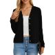 GRECERELLE Women's Crop Cardigan Summer Long Sleeve