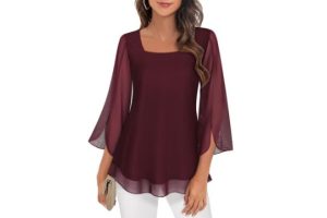 Maroon Blouse