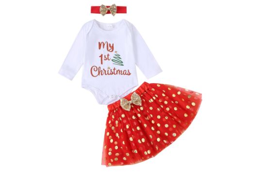Asmea Baby Christmas Outfit