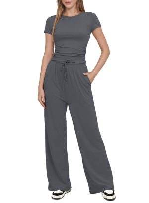 SotRong Ribbed Lounge Sets for Women Uk Ladies Leisure