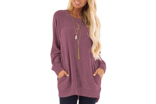 Round Neck Casual Jumper
