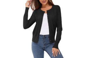 Newshows Women's Solid Button Down Long Sleeve Classic