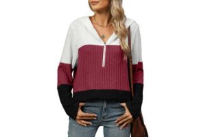 Akiooue Womens Black Jumpers And Sweatshirt
