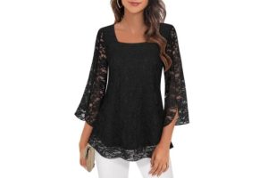 Black knitted Blouse