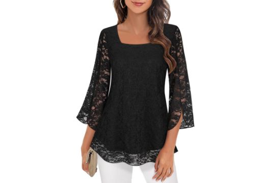 Black knitted Blouse