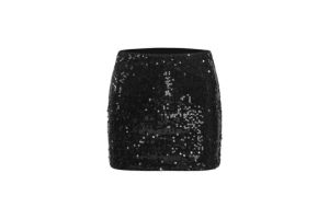 GORGLITTER Women's Sequin Sparkly Bodycon Mini Skirt