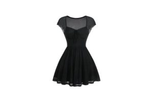 GORGLITTER Women's Tiered Ruffle Hem A Line Flared