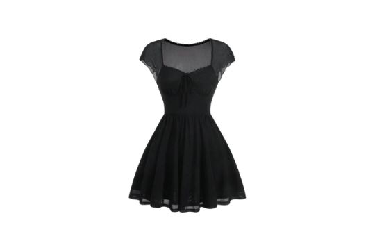 GORGLITTER Women's Tiered Ruffle Hem A Line Flared