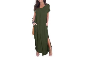 GRECERELLE Women Maxi Long Dress Summer Casual Beach
