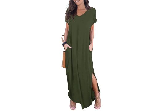 GRECERELLE Women Maxi Long Dress Summer Casual Beach