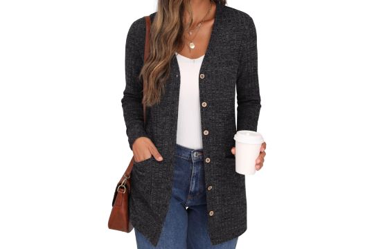 GRECERELLE Womens Cardigan Long Sleeve Open Front Cardigan