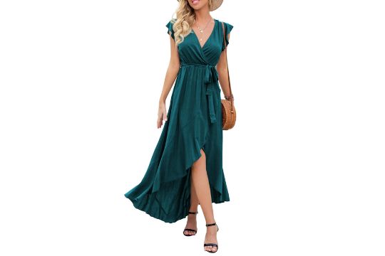 GRECERELLE Women's Casual Maxi Dress Long Sleeve Long