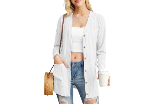 GRECERELLE Womens Summer Cardigan Long Sleeve Lightweight