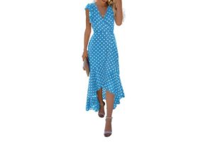 GRECERELLE Womens Summer Maxi Dress Boho Floral Cocktail