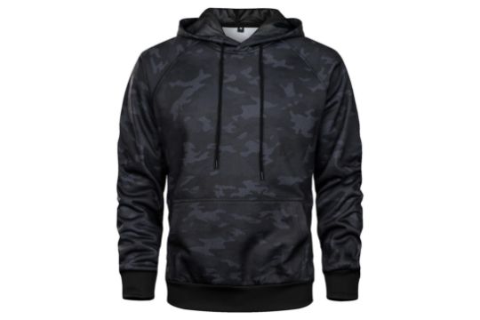 MANLUODANNI Men's Camouflage Pullover Hoodies Camo