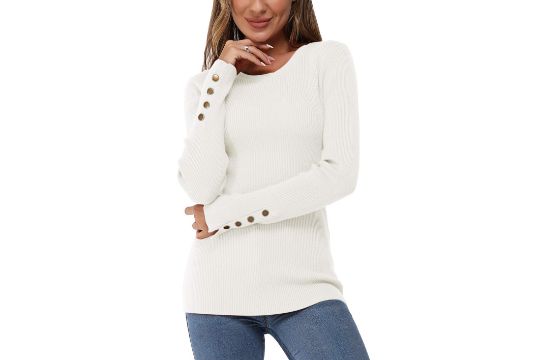 Newshows Women's Jumpers for Women UK Long Sleeve Top