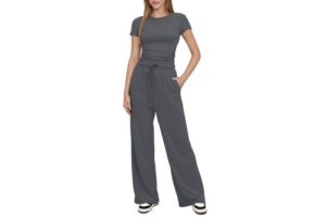 SotRong Summer 2 Piece Outfits Women High Elastic Wide