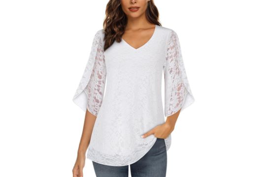 White Lace Blouse