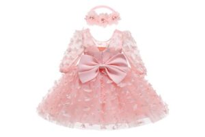 Baby Flower Girl Dress Toddler Wedding Birthday Party