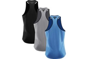 Cadmus Men's 3 Pack Running Muscle Tank Top Dry-Fit