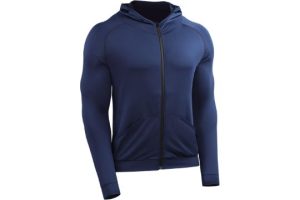 Cadmus Men's Full Zip Gym Tops Quick Dry Hooded Active