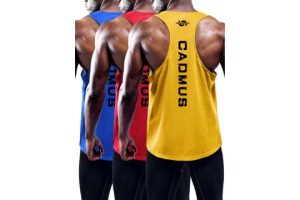 Cadmus Men's Workout Sleeveless Hoodies Athletic Training