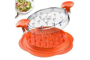 Chicken Shredder Large Chicken Breast Shredder Tool Twist with Brush&Fork
