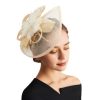 DRESHOW Fascinators Hat for Women Cocktail Tea Party