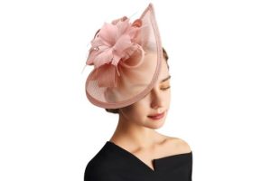 DRESHOW Fascinators Hat for Women Cocktail Tea Party