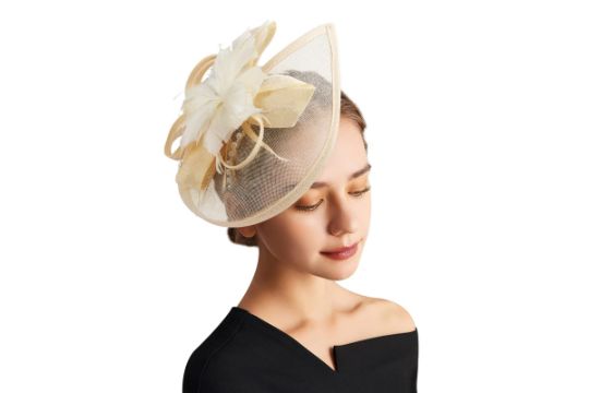 DRESHOW Fascinators Hat for Women Cocktail Tea Party