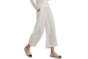 Famulily Women Cotton Linen Comfy Pants Casual Loose