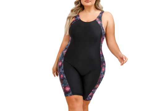 IBAKOM Women One-Piece Swimsuit Tummy Control Plus