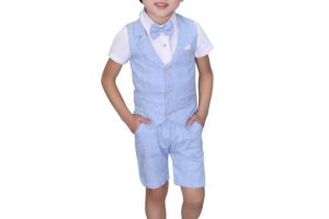 LOLANTA 4-Piece Kids Waistcoat Suit
