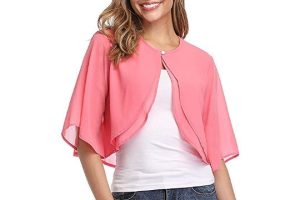 Ladiery Women's Shrugs Summer Chiffon