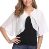 Ladiery Women's Shrugs Summer Chiffon