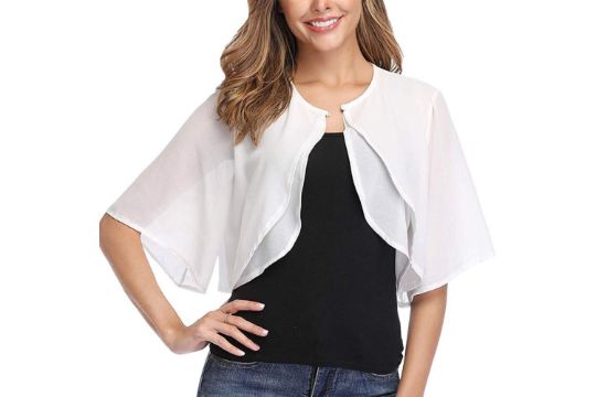 Ladiery Women's Shrugs Summer Chiffon