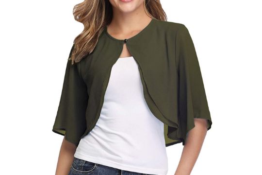 Ladiery Women's Shrugs Summer Chiffon