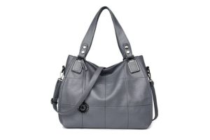 Ladies Leather Handbags Large Capacity Top Handle Messenger