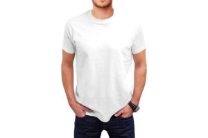 Love My Fashions Men's Round Neck Short Sleeves Plain T-Shirt White