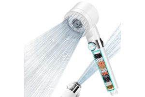 MEKO Hard Water Filter Shower Head with 15 Stage Filter