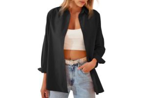 MINTLIMIT Womens Blouses Casual Long Sleeve Button