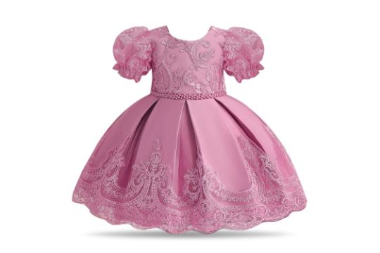 NNJXD Baby Girl Lace Party Dress Baptism Bowknot Toddler