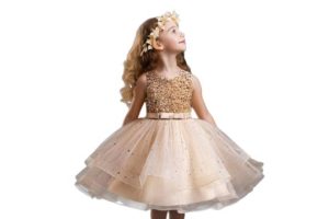 NNJXD Girls Lace Tulle Embroidered Princess Prom Ball Total