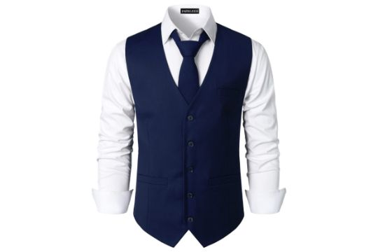 PARKLEES Men's Hipster Urban Design Business Formal