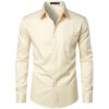 PARKLEES Men's Urban Stylish Casual Business Slim Fit