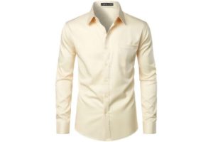 PARKLEES Men's Urban Stylish Casual Business Slim Fit