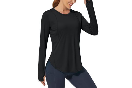 Promover Women's Activewear Long Sleeve Tops Workout