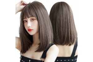 Short Brown Wig for Women Natural-Looking