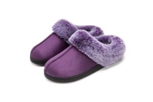 VeraCosy Men's Quilted Slip-on Slippers Technical-cloth
