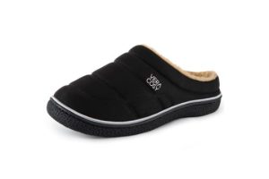 VeraCosy Men's Quilted Slip-on Slippers Technical-cloth